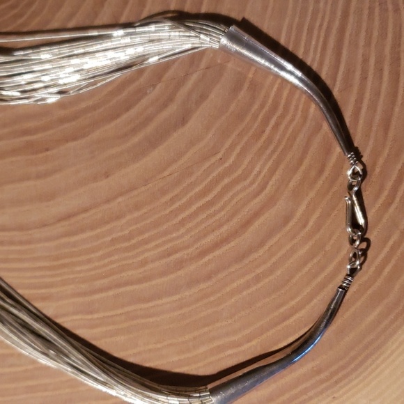 "LIQUID SILVER" Necklace - Picture 2 of 4